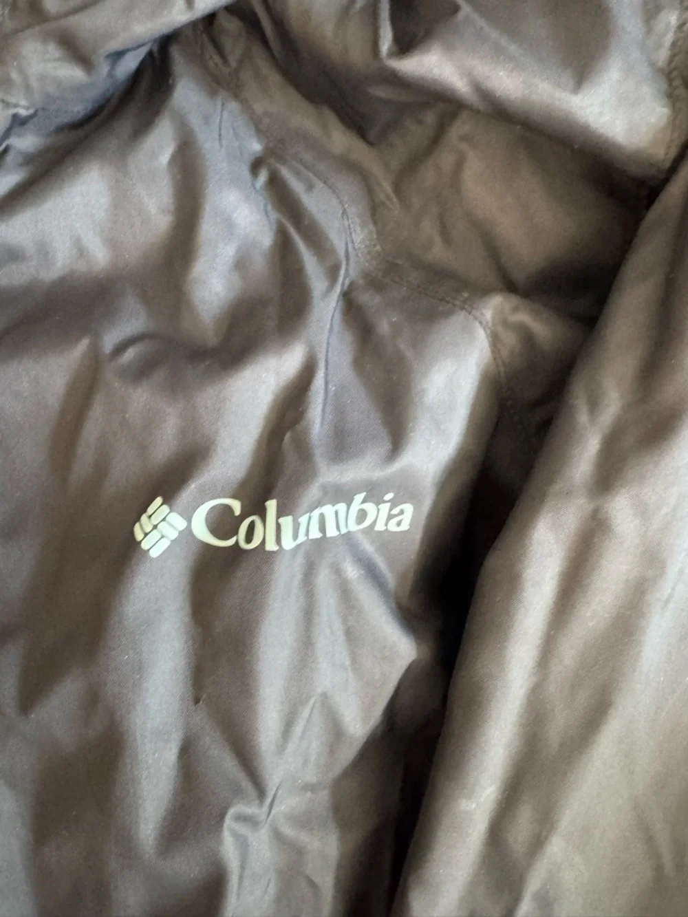 Columbia Black Zip-Up Hooded Shell Jacket - Picture 3 of 4